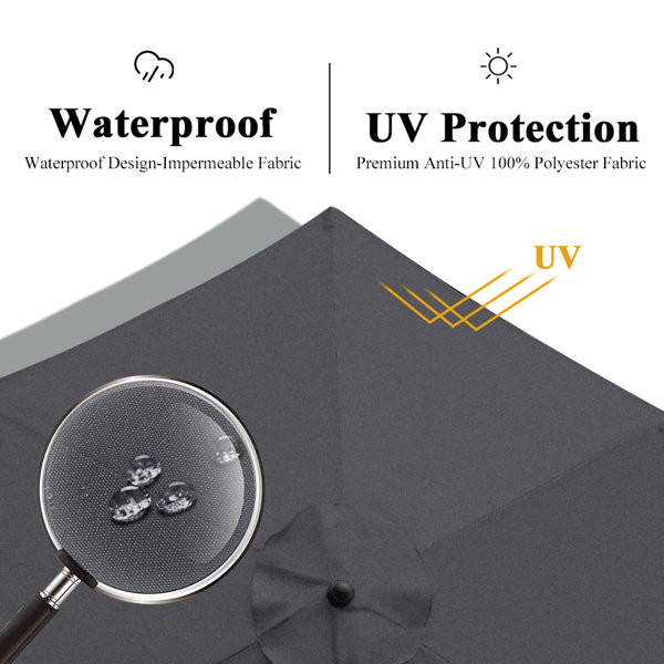 Dakota Fields Anemona 2.5m Garden Parasol & Reviews Wayfair.co.uk